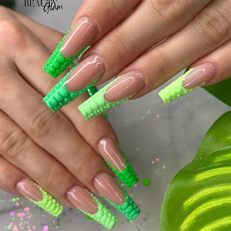 Lime Green Acrylic Nails at Keith Maxey blog