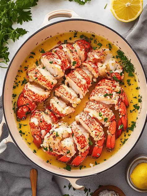 Irresistible Butter Poached Lobster Tails Ready in 30 Minutes