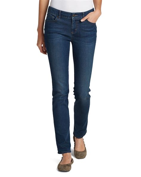 Women's Elysian Slim Straight Jeans - Slightly Curvy | Eddie Bauer ...