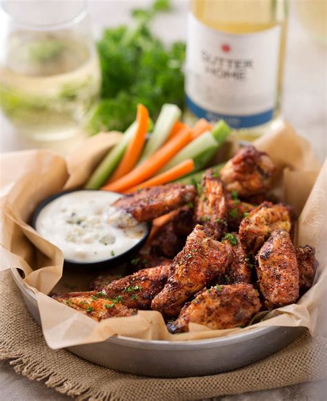 Epic Dry-Rubbed Baked Chicken Wings - The Chunky Chef | Baked chicken ...