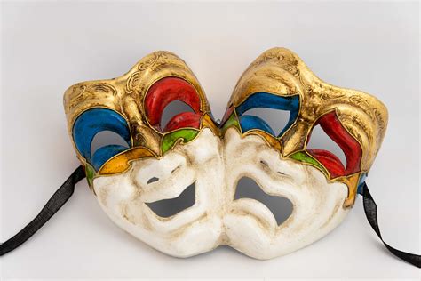 Venetian Wall Hanging Mask - Tragedy & Comedy Mask