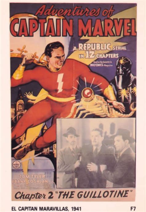 The Adventures Of Captain Marvel Spanish Film Poster Postcard ...