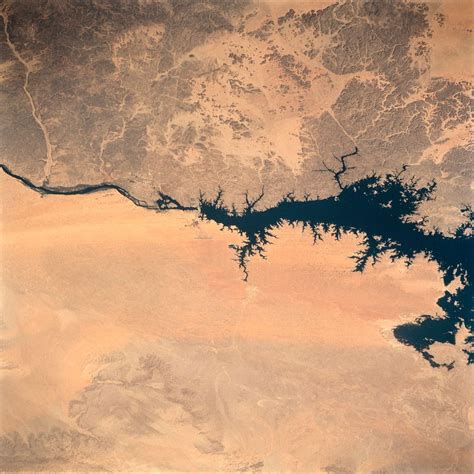 Nile River, Lake Nasser, Aswan High Dam, Egypt, Africa - NARA & DVIDS ...