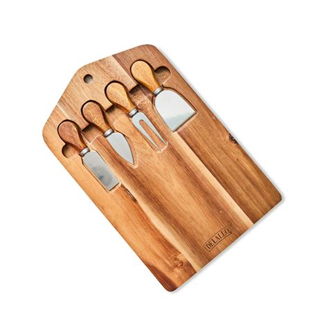 Wood Charcuterie Board Set - DeLallo