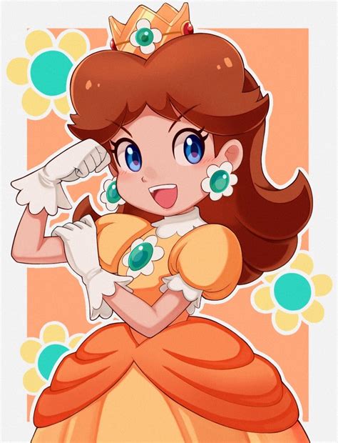 princess daisy (mario) drawn by aaaaiueo76 | Danbooru