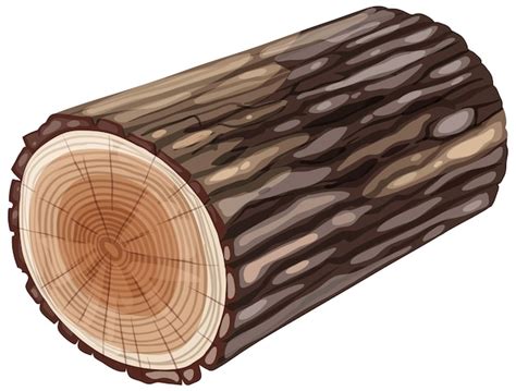 Premium Vector | Detailed vector illustration of a log