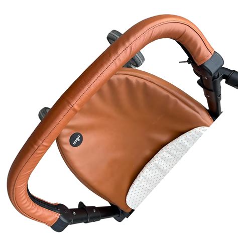 Amazon.com : Baby Stroller Leather Armrest Handle Cover Compatible with ...