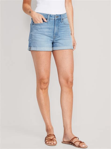 High Waisted Jean Shorts