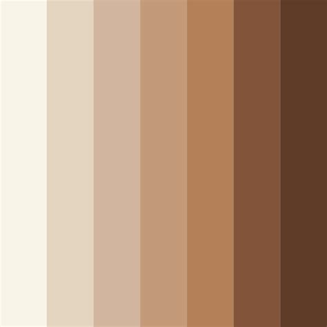 Light Brown Paper Color Palette - ColorDrop