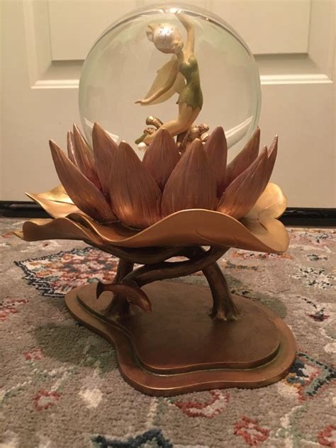 Disney Tinker Bell 50th Anniversary Golden Snow Globe | #4856354496