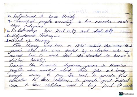 SOLUTION: Karen horney theory (basic anxiety and Neurotic Personality ...