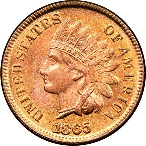 1865 Indian Head Penny Prices | Ungraded, NGC, PCGS Values