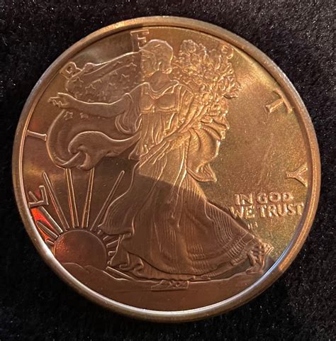 2011 Lady Liberty .999 Fine Copper Coin - Etsy