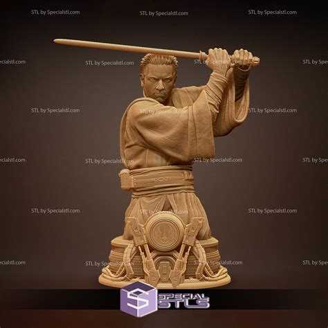 Young Obi Wan Kenobi Bust 3D Printing Figurine | SpecialSTL