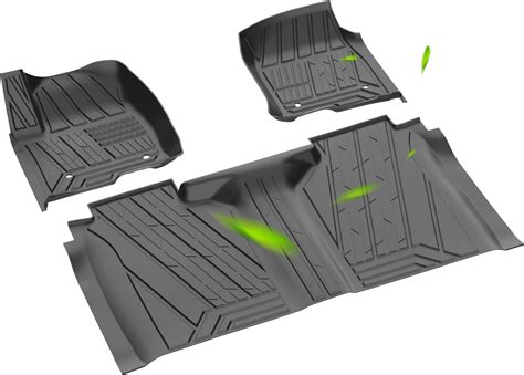 Amazon.com: Car Floor Mats Fit for Chevy Silverado/GMC Sierra 1500 Crew ...