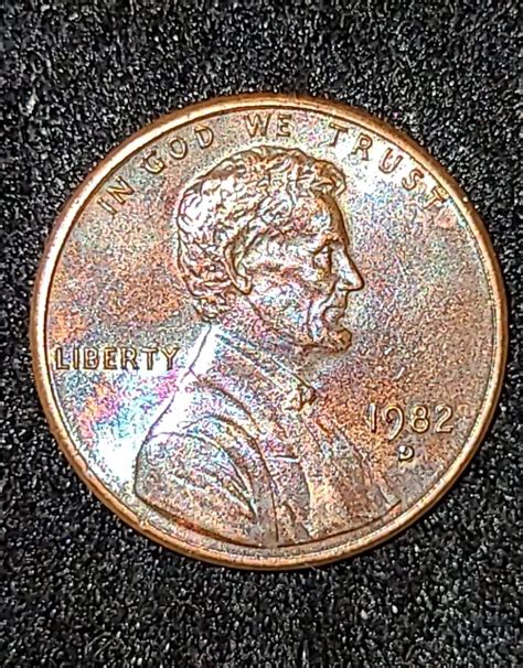 1982 D Small Date Zinc Penny 2.54g D over S, D over D DDO DDR Error ...