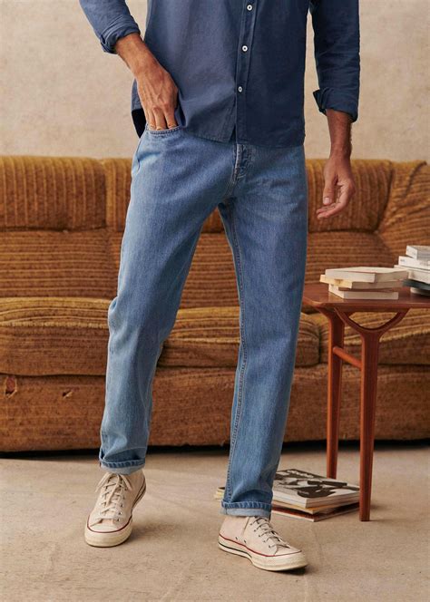 Our straightest jeans cut: universal and timeless, it was designed to ...