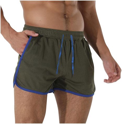 Fancifize Men's Mesh Athletic Shorts Lightweight 3" Gym Workout Short ...