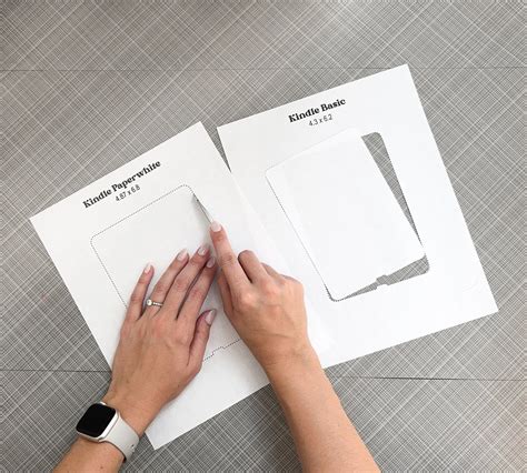 DIY Insert Template Kindle Paperwhite 11th Gen or Basic Clear Cases, Pdf, Svg, Dxf, Canva ...