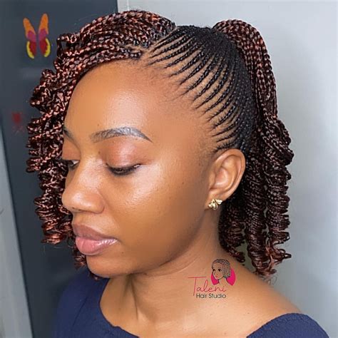 Pin by Taleni on Up do braids #bola #cornrows | Natural hair styles ...