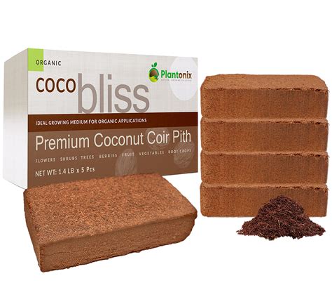 Mua Coco Coir 650gm Bricks (5-Pack) - Organic Coco Coir for Plants ...