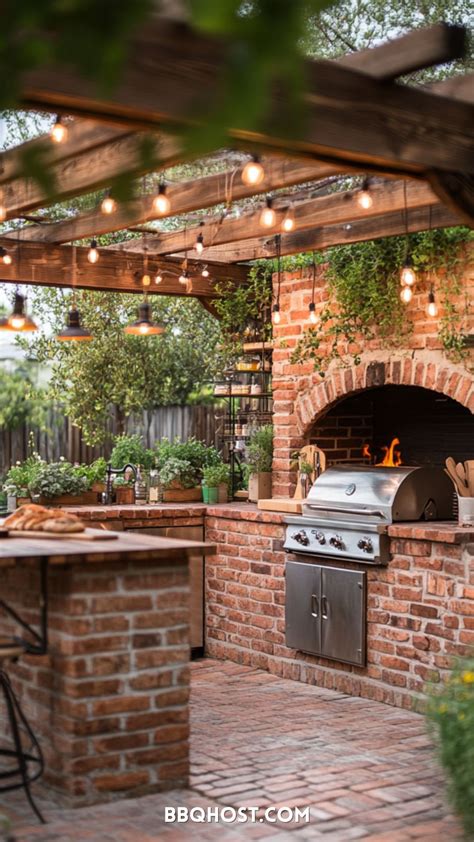 Create the Ultimate Brick Outdoor Kitchen for Your Backyard | Outdoor ...