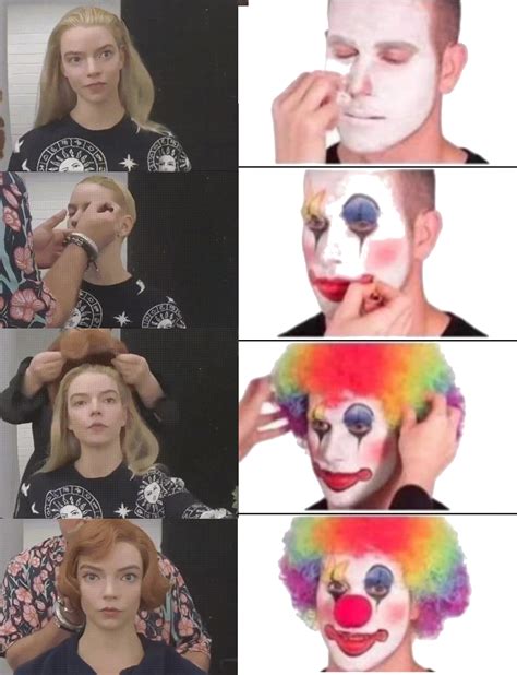 Clown Makeup Girl Meme at Harrison Grove blog