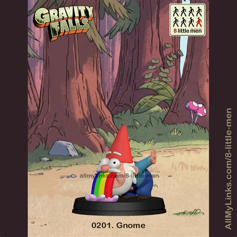 0201 Gnome from Gravity Falls 3D model 3D printable | CGTrader