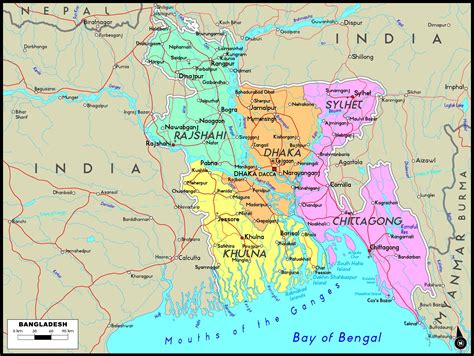 Maps Of Bangladesh Political Map Of Fenchuganj Upazila Images And ...