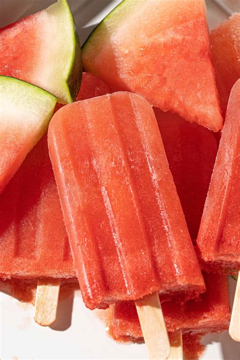 Watermelon Tequila Popsicles - The Boozy Ginger