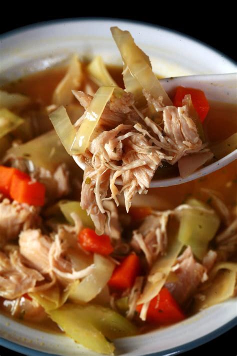 Easy Chicken and Cabbage Soup Recipe [Gluten Free, Low Carb] - Low Carb ...