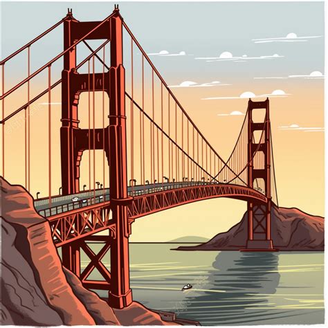 golden gate bridge clipart #4249138 | Clipart Library