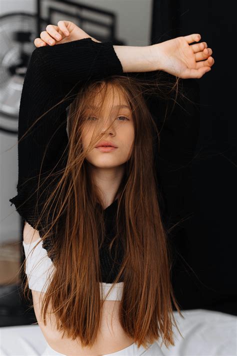 Portrait of Brunette Teenager · Free Stock Photo