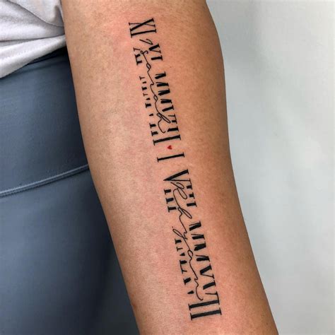 30 Best Roman Numerals Tattoo Ideas You Should Check