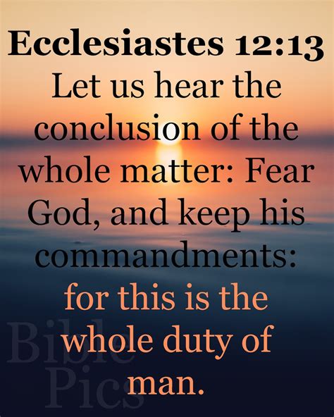 Bible Verse Printable, Ecclesiastes 12:13, Scripture Wall Art, Modern ...