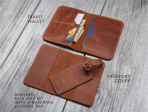 Passport Cover Leather Passport Holder Personalized for Men - Etsy Canada