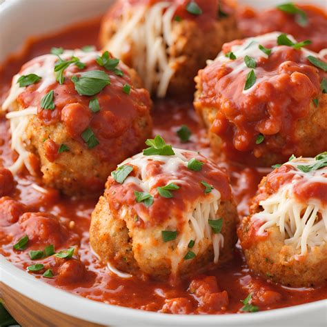 Chicken Parmesan Meatballs Recipe | Cheff Recipes