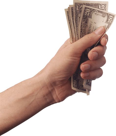 Hand Holding Cash Money transparent PNG - StickPNG