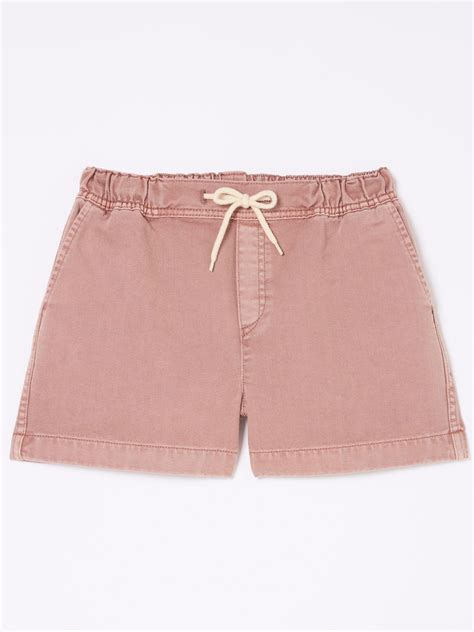 Ashby Pink Pull-On Denim Shorts | FatFace