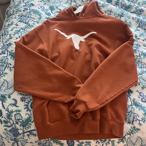 University of Texas hoodie perfect condition size... - Depop