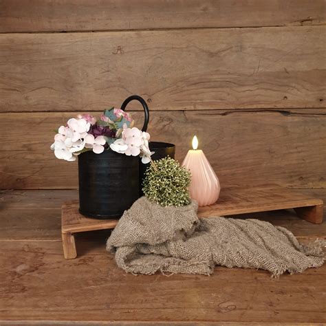 Teakhouten Bajot - 50 x 17 x 5 cm - Woonwinkel Pommelientje