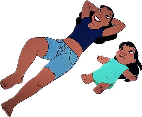 Nani and Lilo stargazing PNG by adamhatson on DeviantArt
