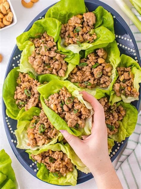 Ground Chicken Lettuce Wraps P.F. Chang's Chicken Lettuce Wraps