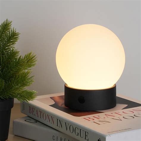 Latitude Run® Small Cute Cordless Table Lamp Rechargeable Battery ...