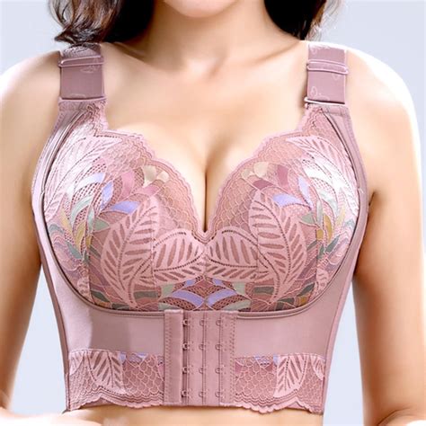 Aboser Plus Size Longline Bras for Women Post-surgery Bras Support and ...