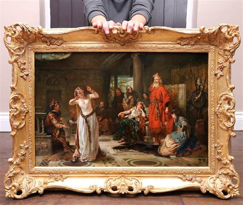 Robert Alexander Hillingford - Banishment of Cordelia - Fine 19th ...