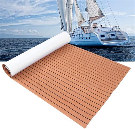 SCHIUMA EVA AUTOADESIVA Barca Yacht Pavimentazione Tappetino 90x240 Cm