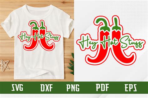 Hey Hot Stuff Svg Design Graphic by binasvgbundle · Creative Fabrica
