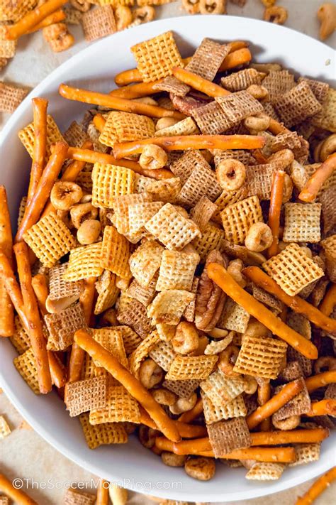 Texas Trash Spicy Chex Mix - The Soccer Mom Blog