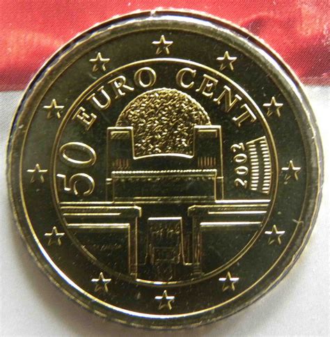 Austria 50 Cent Coin 2002 - euro-coins.tv - The Online Eurocoins Catalogue
